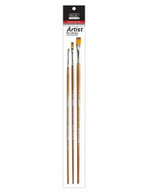 KCK PREMIUM NYLON LONG HANDLE ARTIST BRUSH - BR LH01